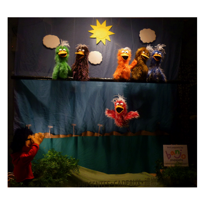Portable Puppet Theatres and Puppets
